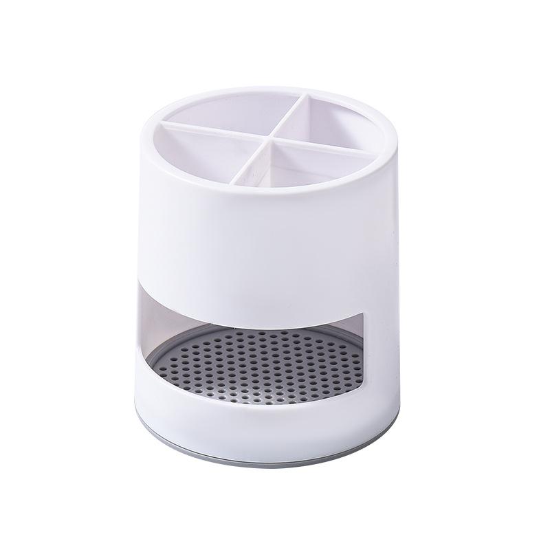

Double-Layer Ventilated Kitchen Utensil Holder with Large Openings 10x10x11 cm