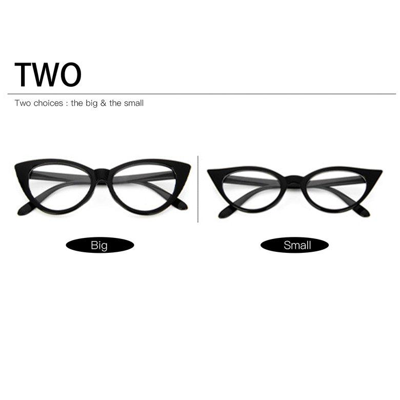 BQ Vintage œil de chat femmes PC lunettes lunettes cadre lunettes myopie