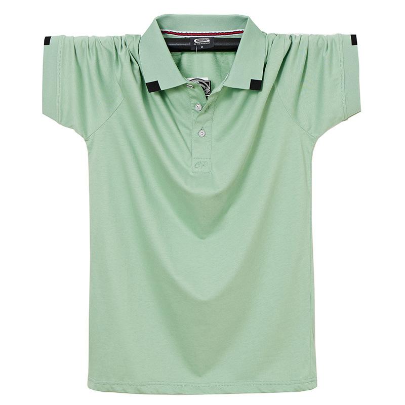 Fat Plus Herren Kurzarm T-Shirt Business Polo Atmungsaktives Herren POLO Shirt