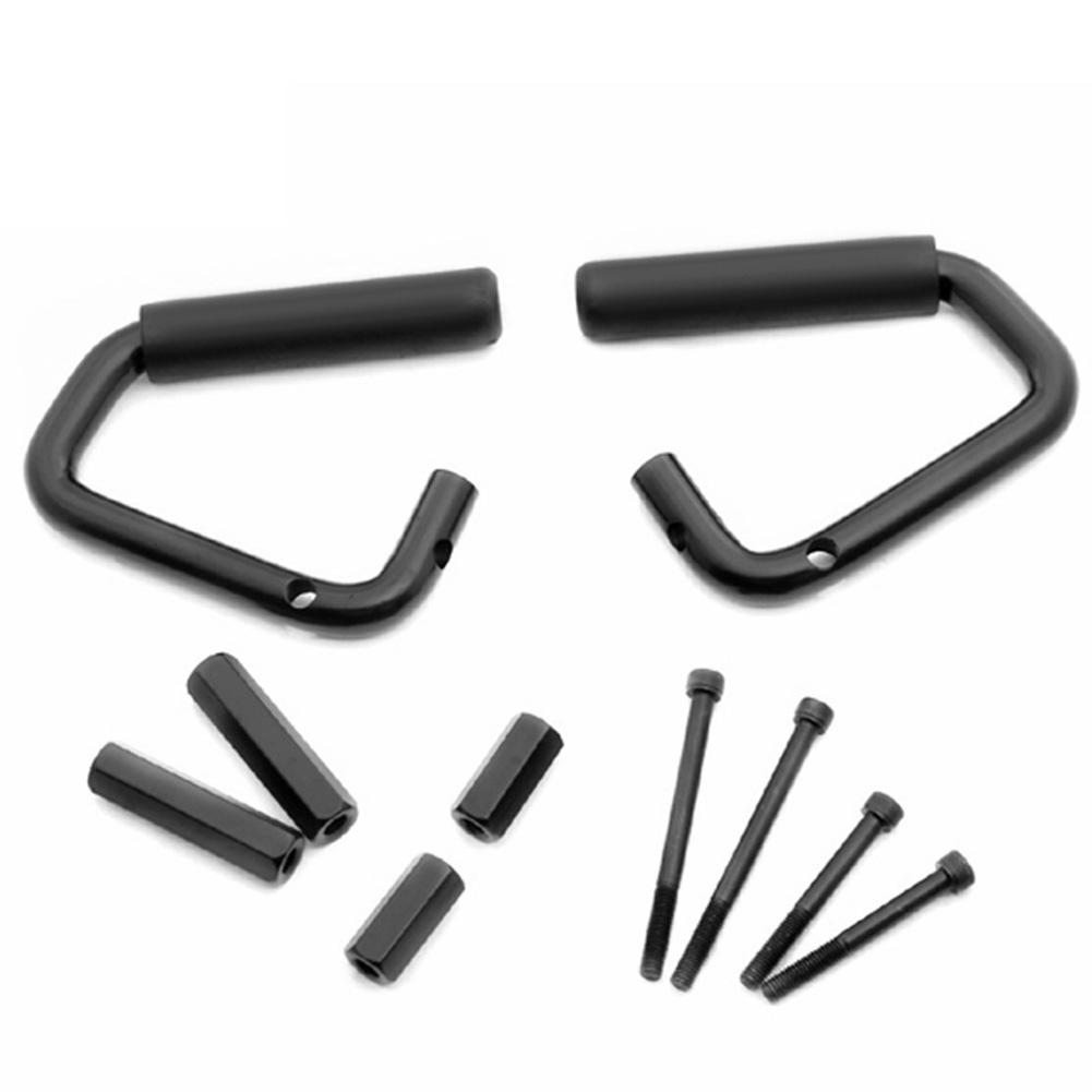 Front Grab Bars Kit Aluminum Alloy Front Grab Handles Roll Bar Grip Kit for Jeep Wrangler JK JKU 2007-2018
