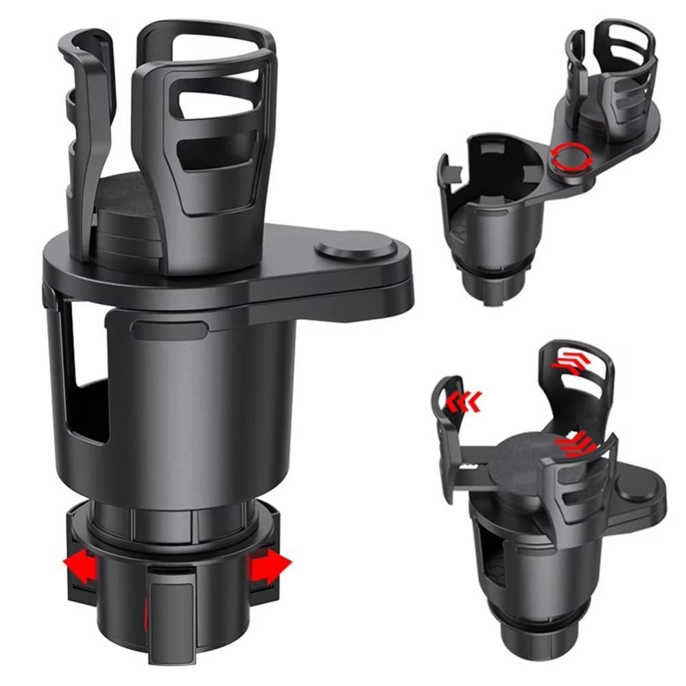 Expander Dual Cup Holders Multifunctional One-four Storage Racks  for Car Adapter