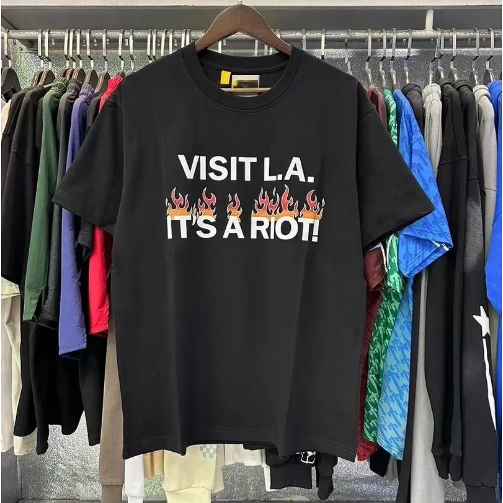 Hand-painted INS Splash Letter Round Neck T-shirts Mens T Shirt Depts Womens Tshirts Graphic Tee Clothes Over Size Plus Size Top