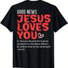 Jesus Christ God'S Lamb  Inspirational Graphic T-Shirt