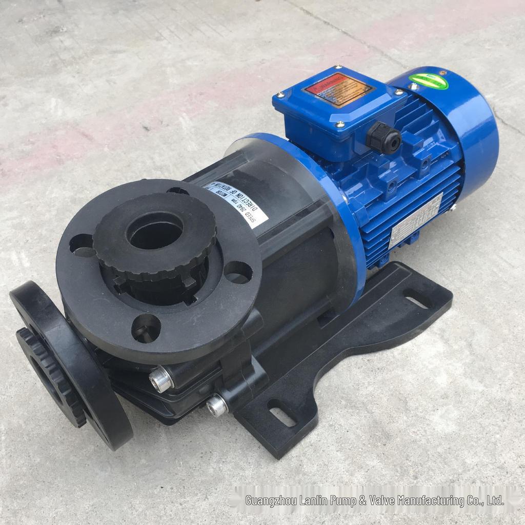 MX-403 Corrosion-Resistant Chemical Liquid Magnetic Drive Pump, 2.2KW - For Pharmaceutical Transfer and Circulation