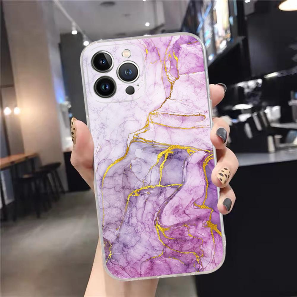 Marble fashion Phone Case For iPhone 15 14 11 12 13 Mini Pro XS Max Cover 6 7 8 Plus X XR SE 2020 Funda Shell