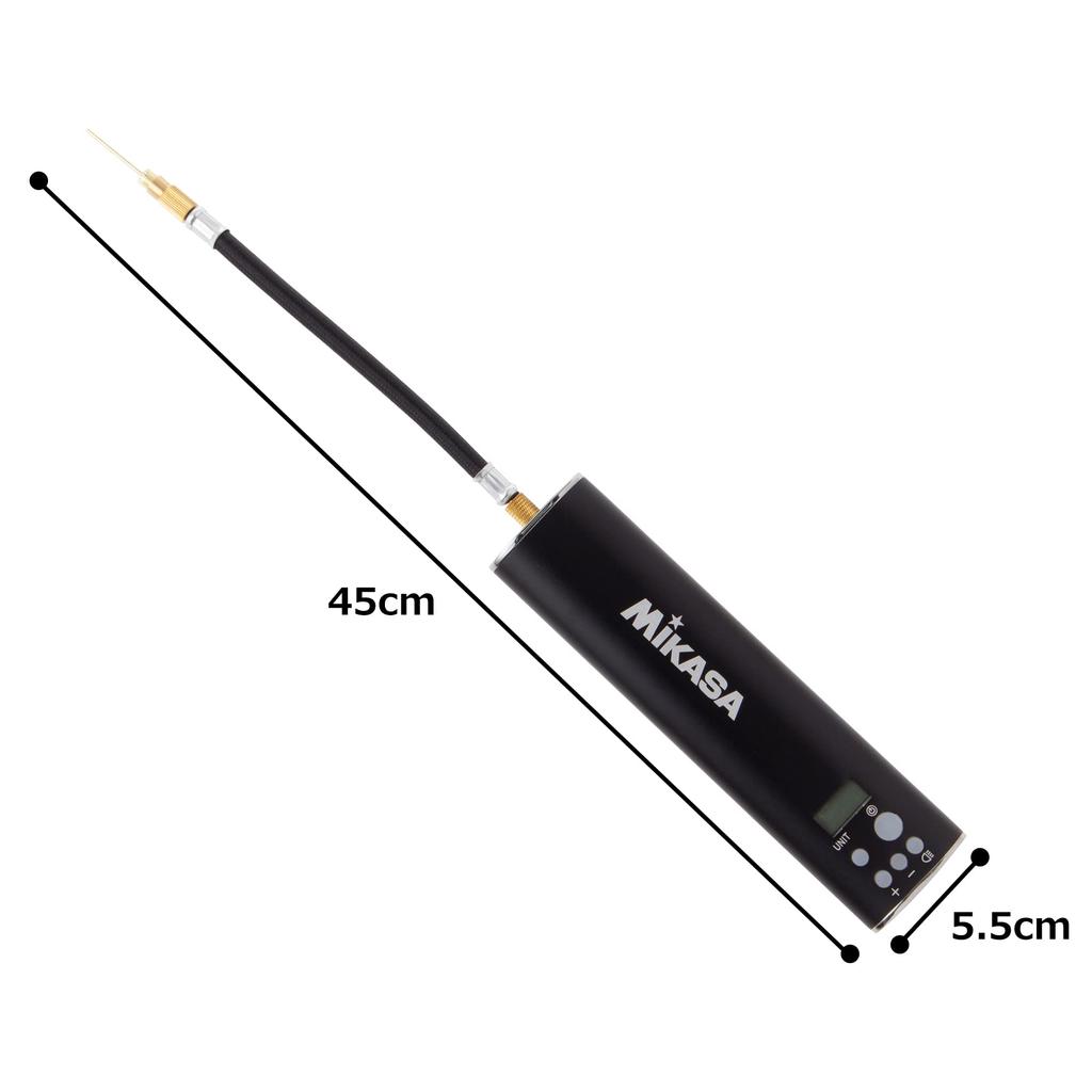 MIKASA AC-EP100 Electric Air Pump for Balls, Black