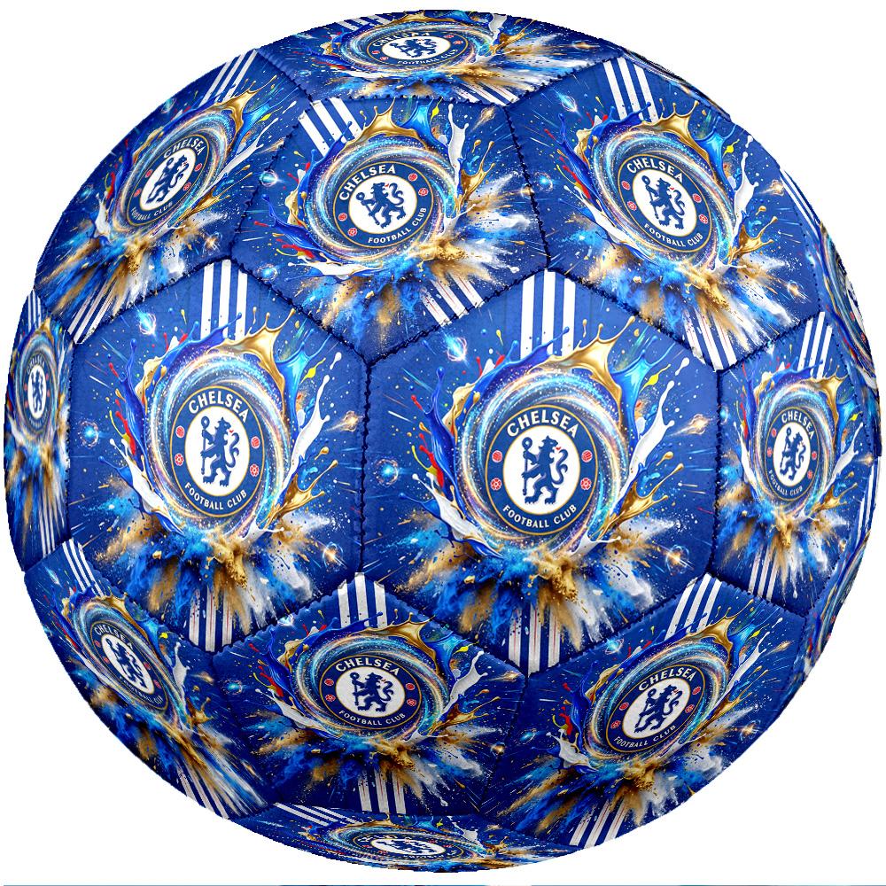 Pallone da calcio a tema Chelsea FC Taglia 5 Pallone da calcio Tocco Morbido Pallone da calcio Professionale per Allenamento per Sport all'Aperto