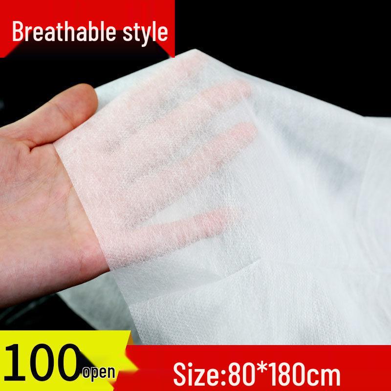 Breathable Disposable Massage Bed Sheets: Waterproof, Oil-Proof, Thickened, Non-Woven with Face Hole
