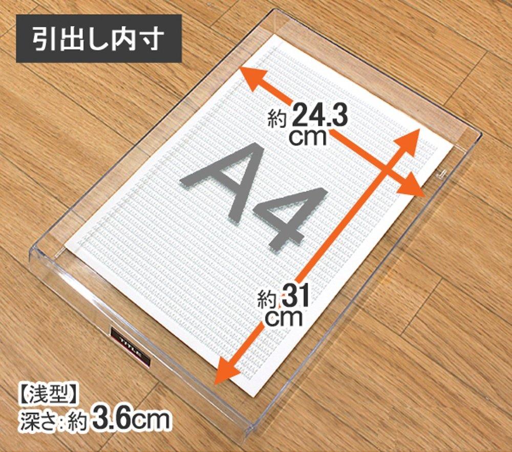 IRIS OHYAMA Floor Case with Casters Document Case Wooden Frame A4 Size Height 70cm Clear File Storage Documents Office Company Envelopes Clear