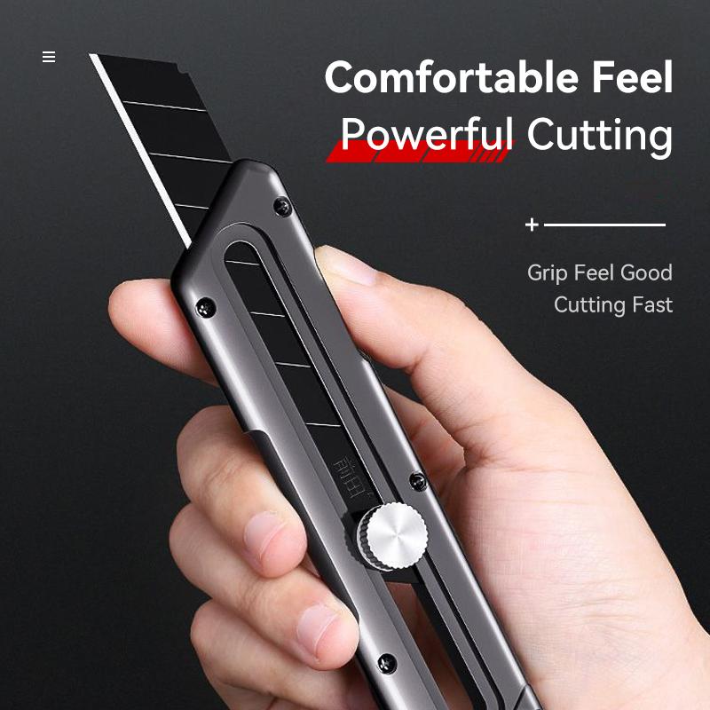 Utility Knife Heavy-Duty Thickened Zinc Alloy Wallpaper Knife Industrial Grade Durable Multifunctional Stainless Steel