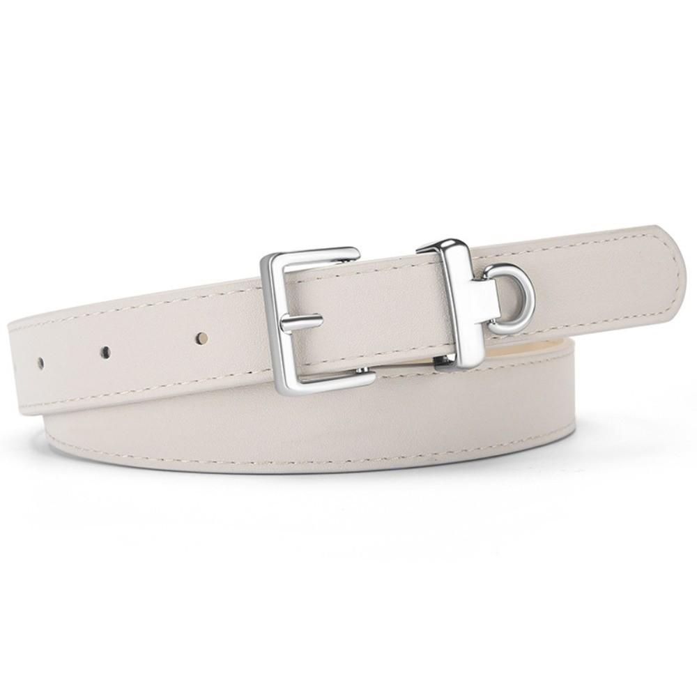 Pin Buckle Suede Leather Belt Luxury Design Waistband Trendy Frosted Waist Belt  For Women