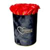 Flowerbox Inspire - Black Box with Soap Roses - No. 14 Red