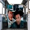 1pc Legendary John Wayne Blanket, Al Season Lightweigh Poster Blanket Home Office Outdoor Nap Multifunc Poster Blanketional Blanket