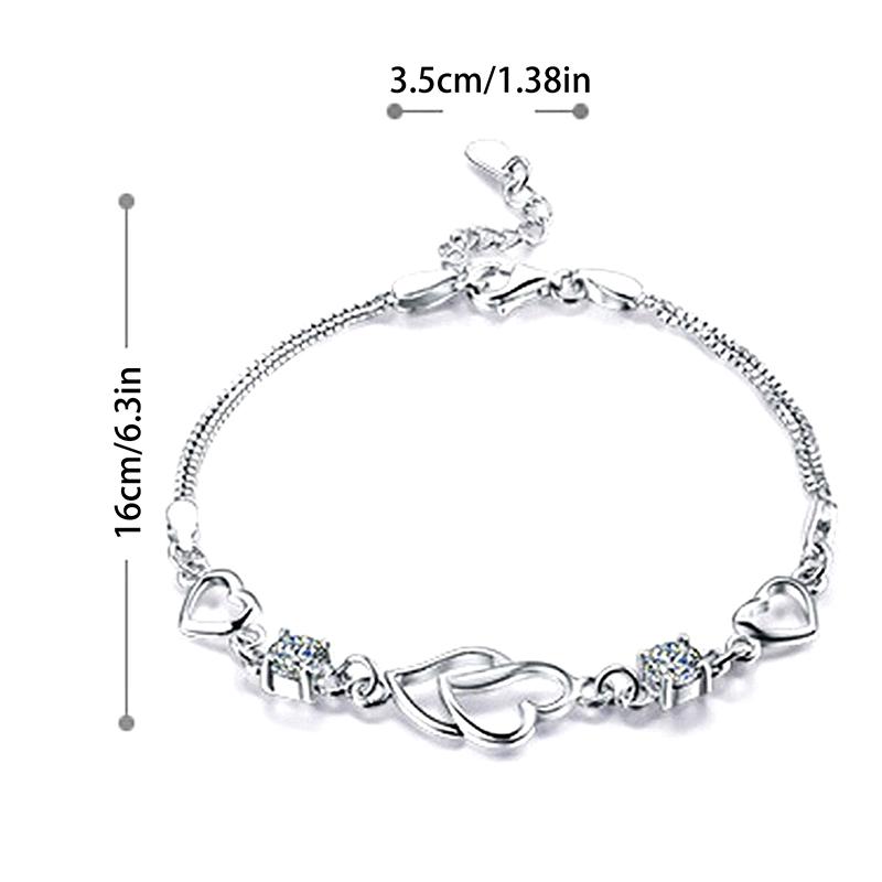 Love Bracelet, Heart To Heart Bracelet, Mother'S Day Gift