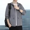 Jacke Herren Trendmarke Sportlich Locker und Lässig Frühling und Herbst Neue Kapuzenjacke Langärmlig