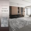 2025 Luxury Gray Wash-Free Carpet: Minimalist, Wipeable Sofa & Bedroom Mat