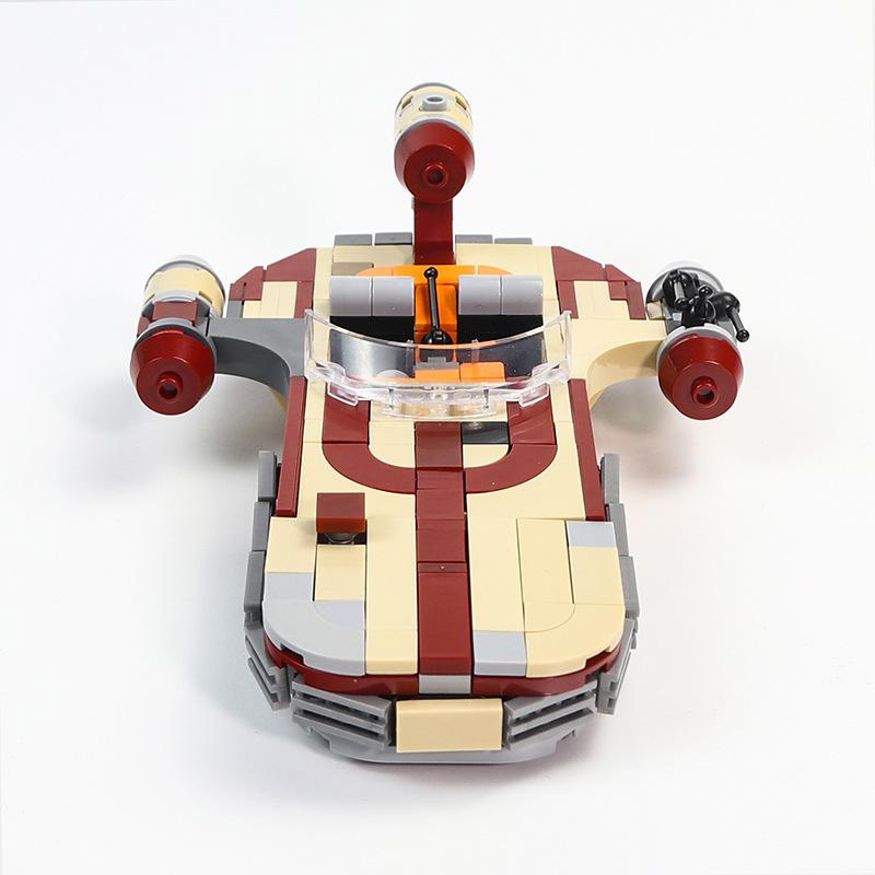 Moc Space Wars Battle Enemy Air Vehicle Robot Building Blocks Sets DIY Classical Movie Model Kids Birthday Gifts