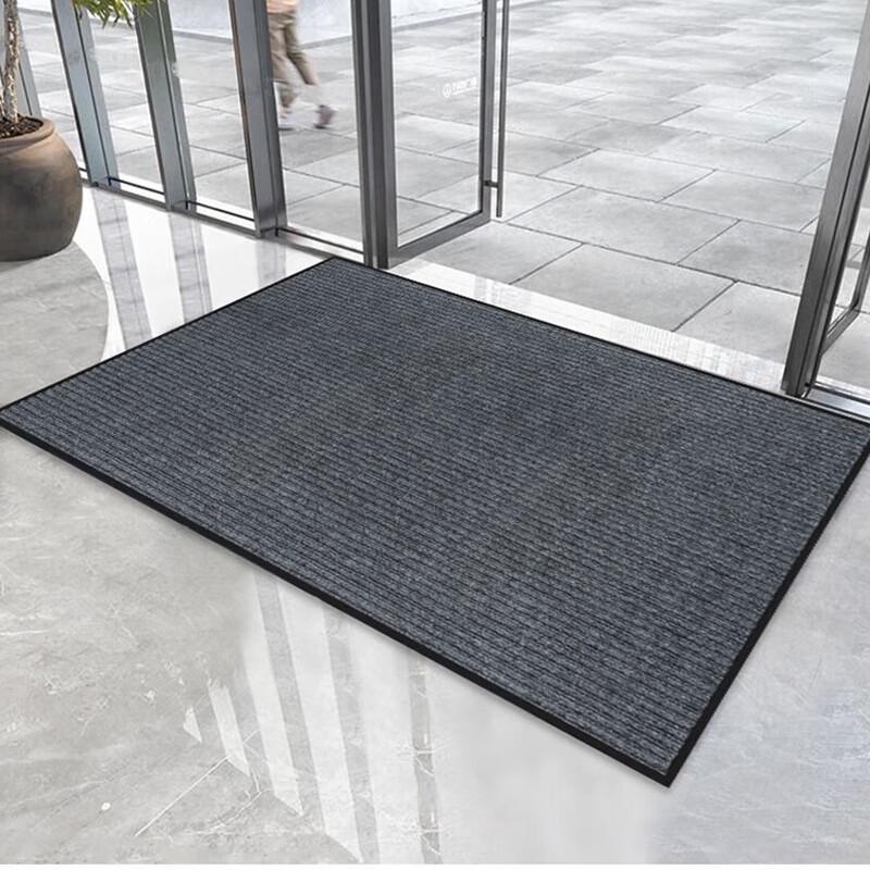 Commercial Double-Stripe Anti-Slip Entryway Floor Mat
