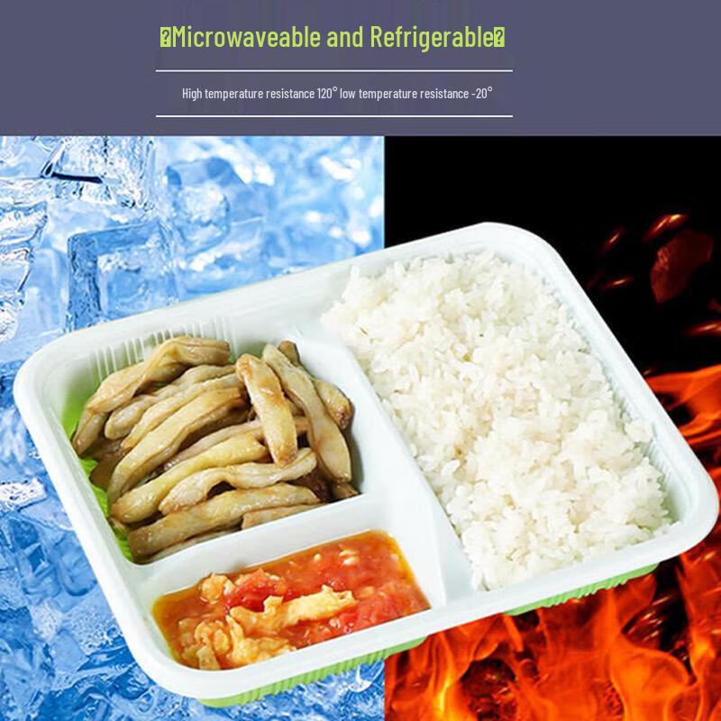 ZLIII Einweg-Kunststoff-Mahlzeitvorbereitungsbehälter