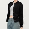 2025 Autumn/Winter Women's Petite Slim Knit Cardigan: Simple, Stylish & Casual with Pockets