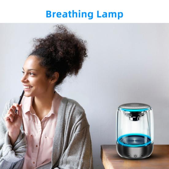 C7 Portable Wireless Bluetooth-compatible Speaker Colorful Stereo Bass LED Light Sound Box