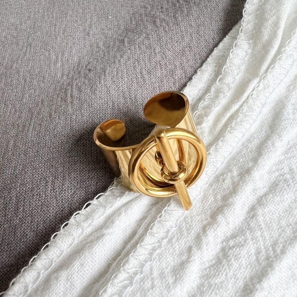 Rings Simple Jewelry Accessories Girls Gift Women Jewelry Finger Buckle Open Rings Geometric Rings