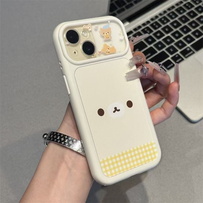 Rabbit easy bear second change apple 11promax mobile phone case for iphone11 transparent case dopamine