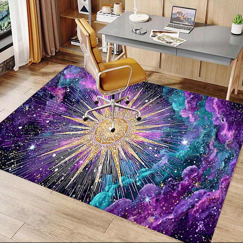 1PC Cosmic Sun Extra Large Non Slip Floor carpet, Office, family, Studio   Large Area Rug Indoor Rugs, Bold Statement Piece