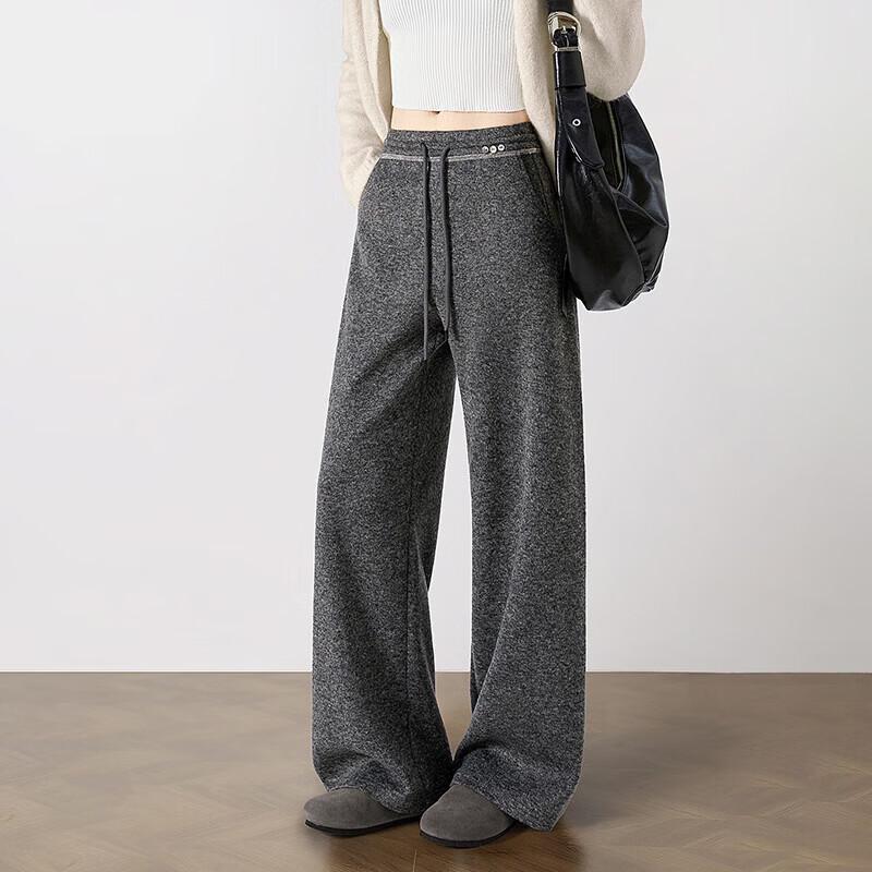 Women's High-Waist Loose Straight-Leg Casual Pants