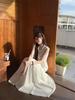 French Chic Sleeveless Top & High-Waisted Skirt Set - Summer 2026 Fashion