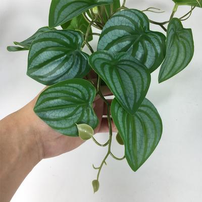 Neues DIY Künstliches Terrarium Pflanze Reptilien Amphibien Becken Haustier Habitat Dekorationen Lebensechte Tropische Blätter Kunststoffblatt Rattan
