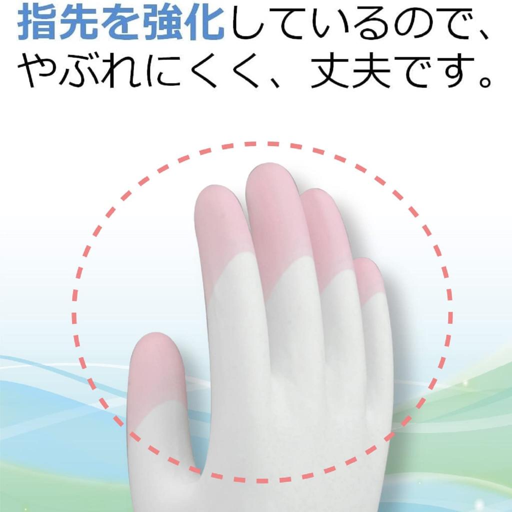 Familienhaushalt Vinyl Dünn Verstärkt M Rosa x 6 Wäsche [Großeinkauf] Handschuhe, Handschuhe, Hände, Fingerspitzen, Größe, Stückzahl, Küche, Geschirrspülen,