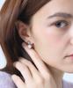 L'Ombrillant Petit Pearl Fleur Earrings (Silver, Gold)