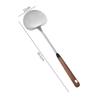 ZISIZ 304 Stainless Steel Cooking Utensils with Walnut Handle