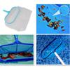 Professional Grade Pool Skimmer Net with Large Capacity Deep Bag & Fine Mesh - Durable Plastic Frame & Nylon Net for Above Groun
