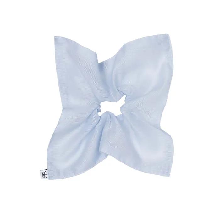 Mist Square Scrunch_Light Blue