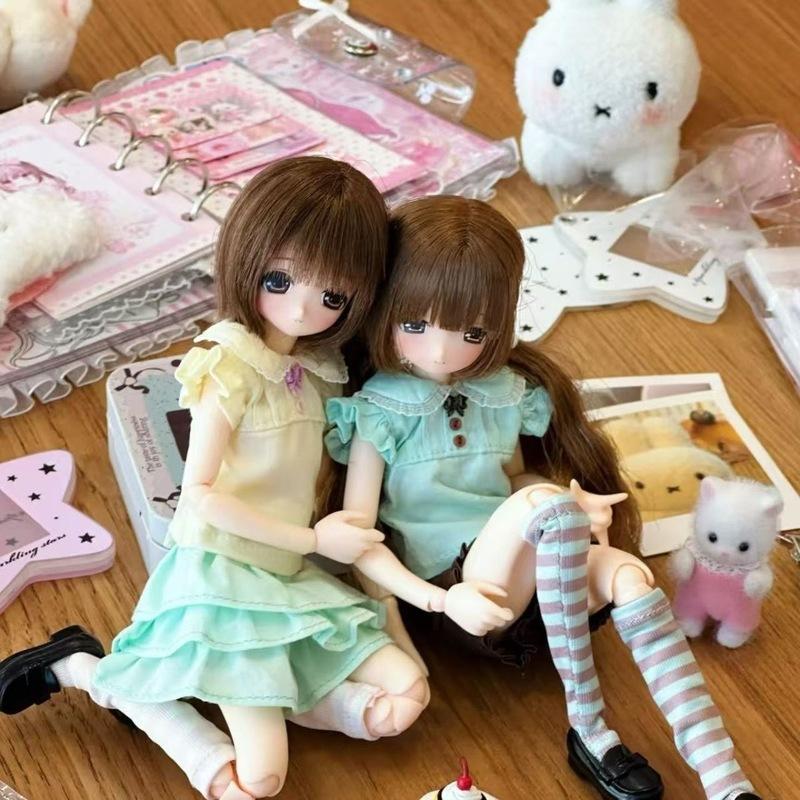 Bjd Doll Clothes Are Suitable For 1/4 Size Cartoon Sweetheart Doll Clothes And 2D Maid Doll Accessories