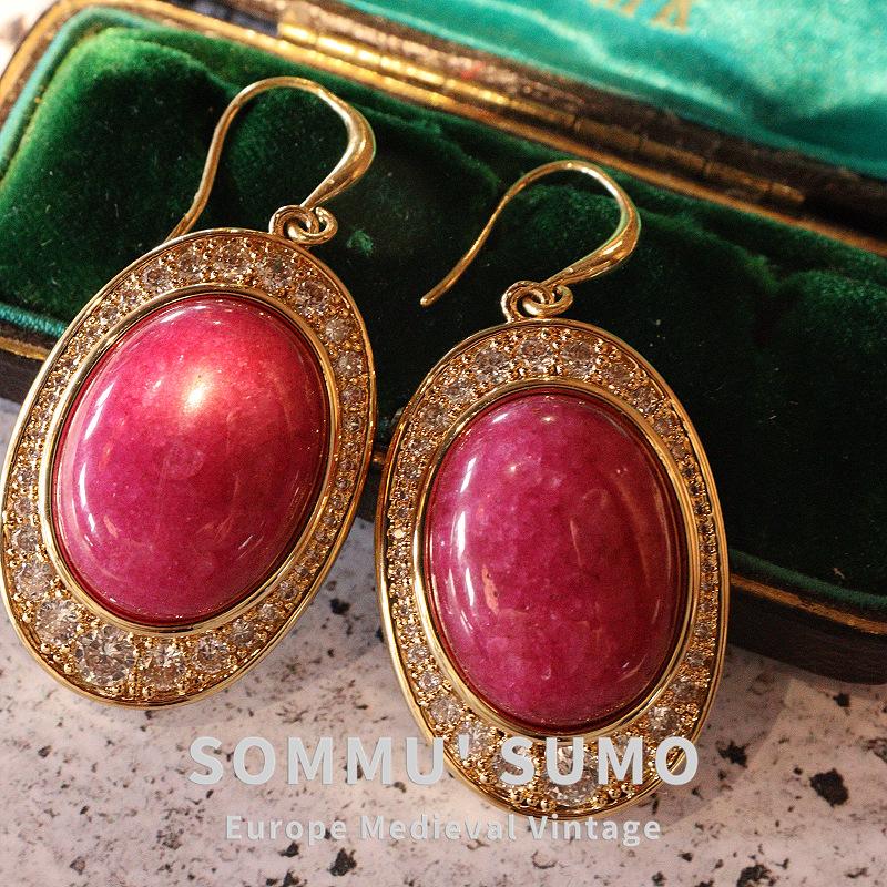 

French LA2L necklace women s Camay European niche replica high-end natural gemstone pendant collarbone chain earrings