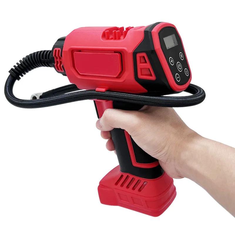 For Milwaukee 18V Battery Cordless Electric Air Pump Car Tire Automatic Inflator Handheld Air Compressor Rechargeable