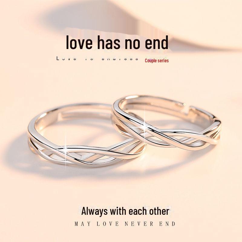 

Переплетенные парные кольца: Открытые кольца на большие расстояния для мужчин и женщин, модные, персонализированные, значимые подарки для студентов