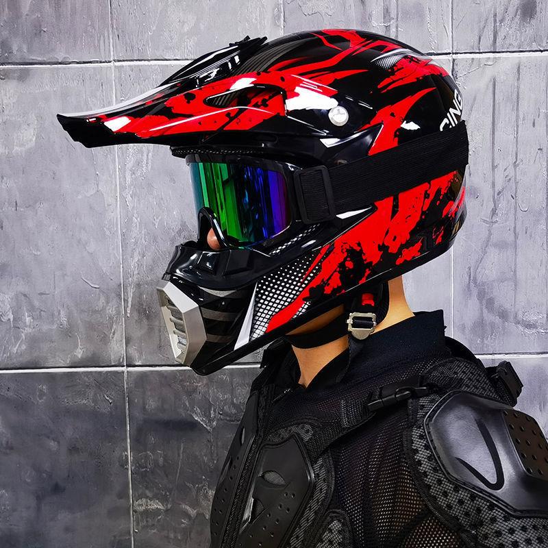 Summer off-road men and women off-road helmet electric bicycle helmet four seasons Internet celebrity helmet bicycle helmet student handsome