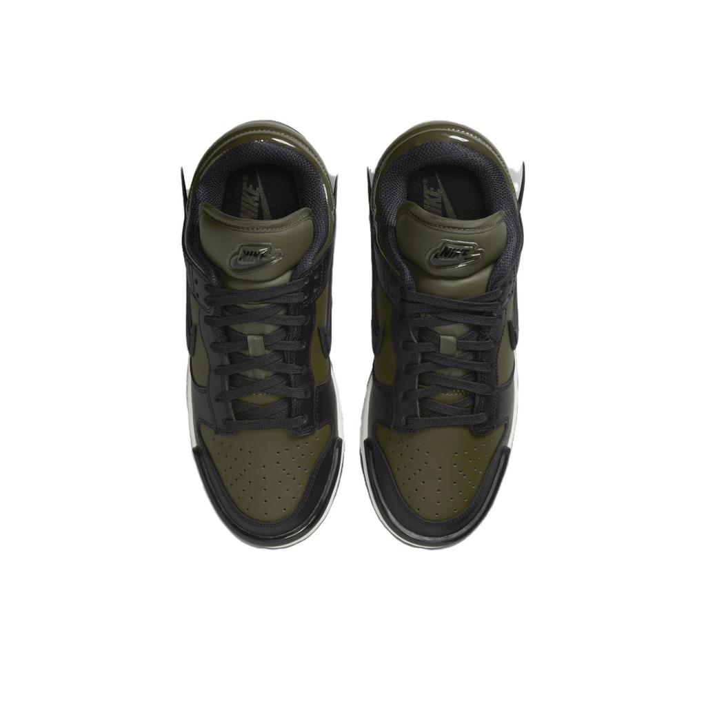 Nike Dunk Low Twist Army Khaki Black Women Sneakers Green Sail DZ2794-300