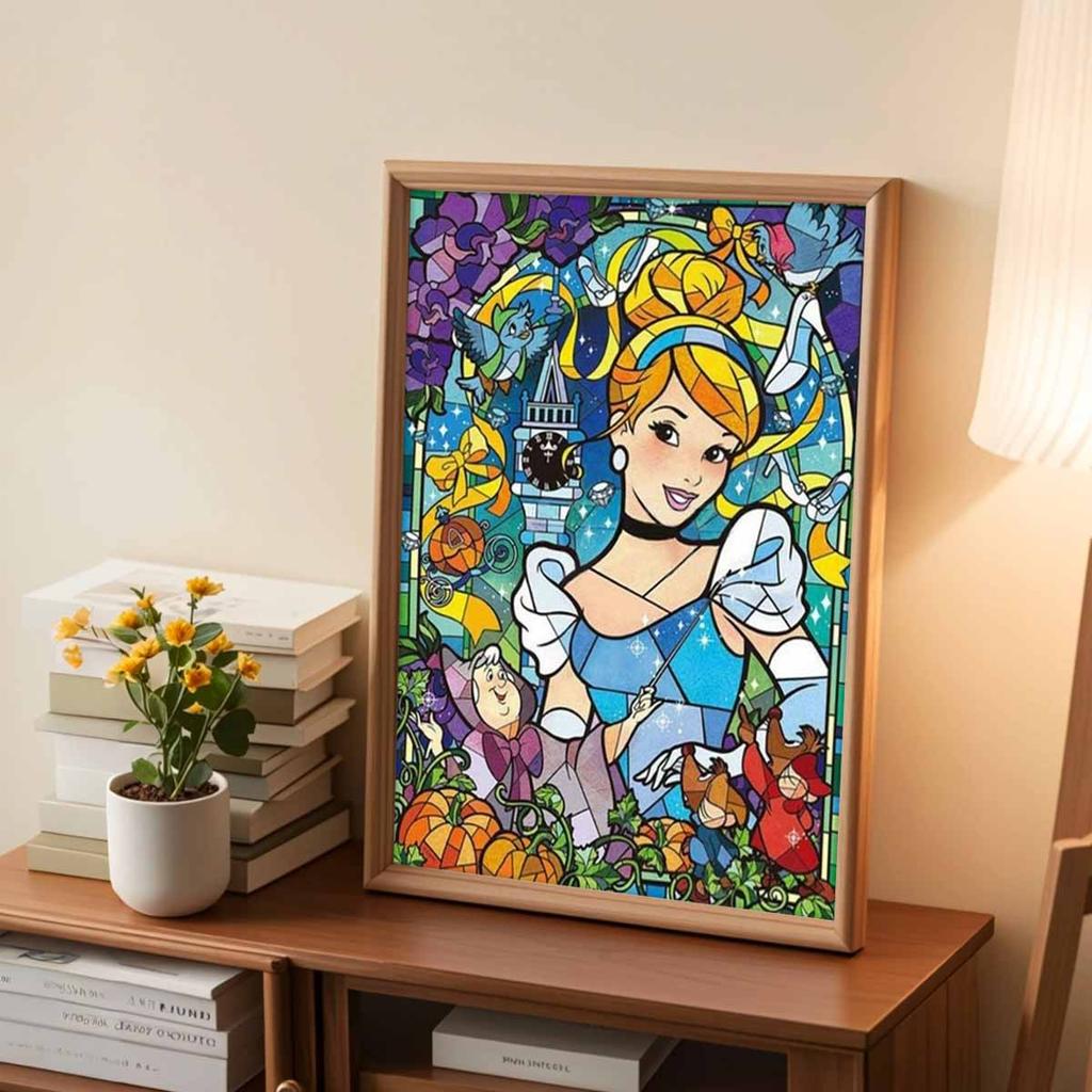 5D Diy Diamond Painting The Princess and The Castle Full Drill Rhinestones Mosaic Embroidery Handmade Products Home Decor Gift