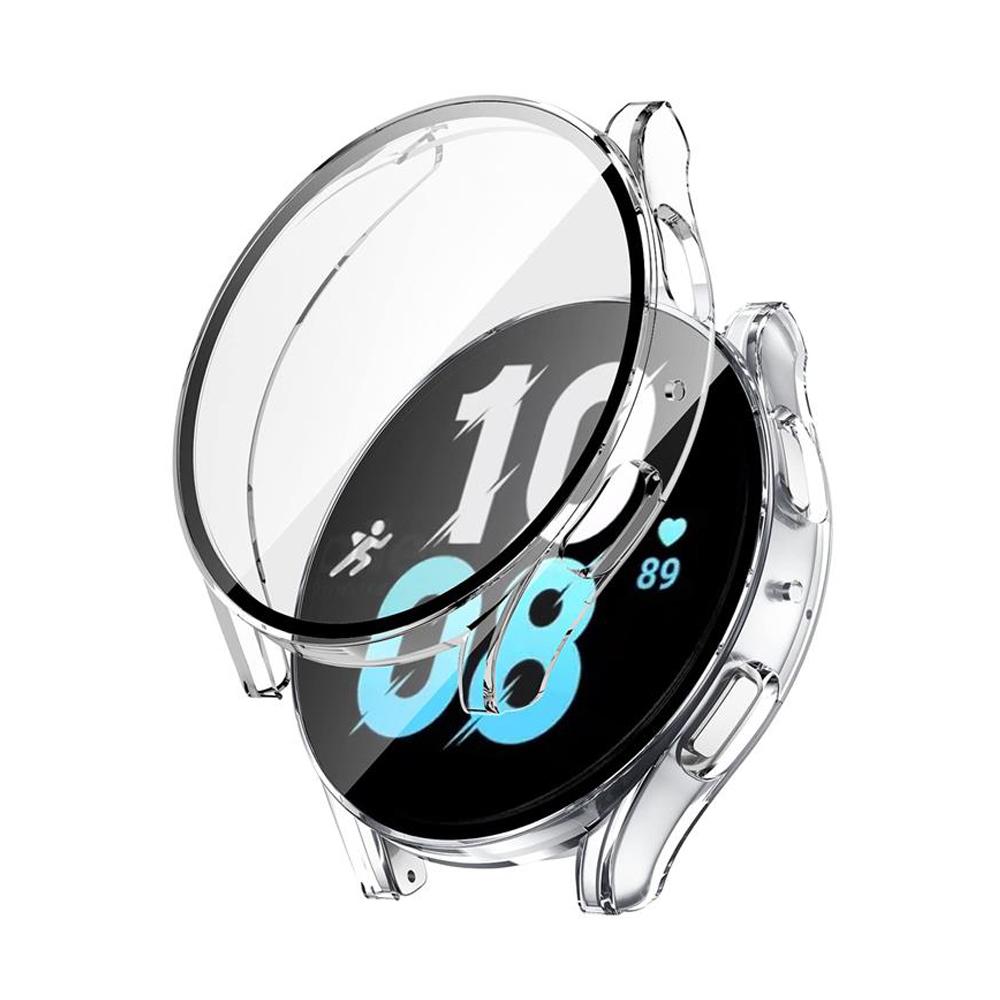 Szkło+Etui do Samsung Galaxy Watch 5 pro 45mm akcesoria Osłona zderzaka PC Ochrona całego ekranu Galaxy watch 5 40mm 44mm