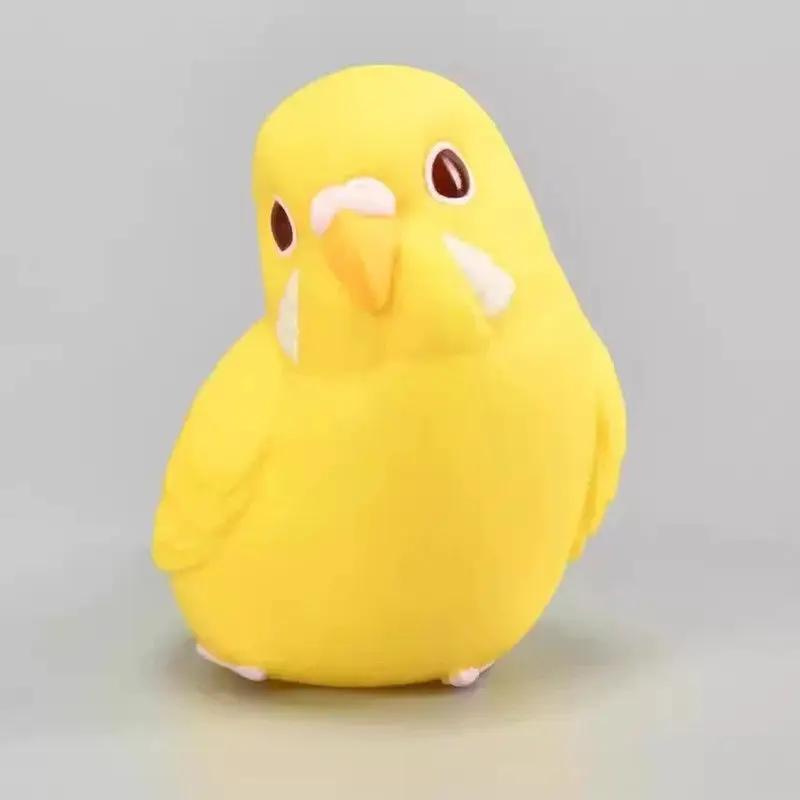 Genuine Gacha Scale Model Dear Little Bird Friends in Your Palm Budgerigars Peony Crows Kingfishers Action Figure Toys