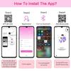 Female Vibrator APP Dámské nositelné sexuální hračky Vibrátor Sání Clit Kouření Stimulace Hračky pro dospělé Dildo Clit Stimulátor