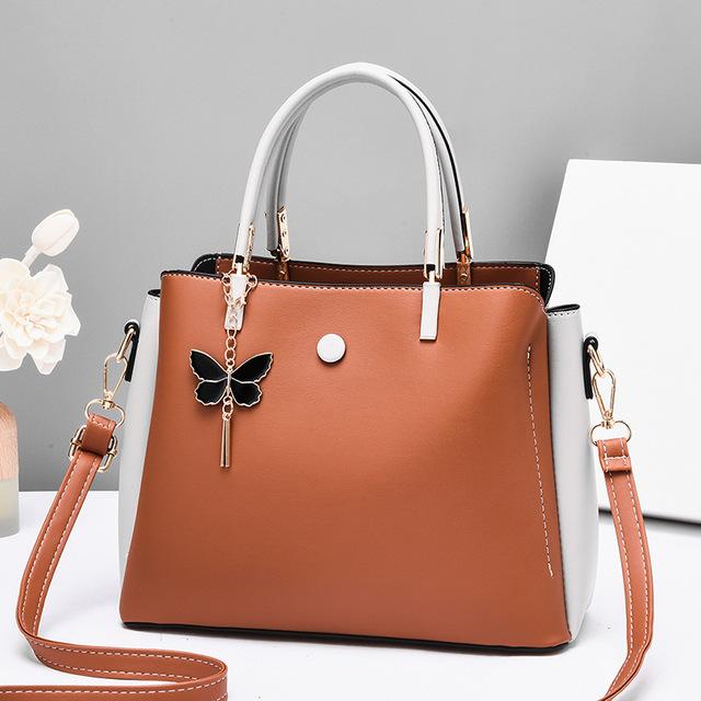Aliwood Trendy Brand Butterfly Women's Bag Large Capacity Elegant Handbag Panelled Leather Ladies Crossbody Bags Tote Bolsos