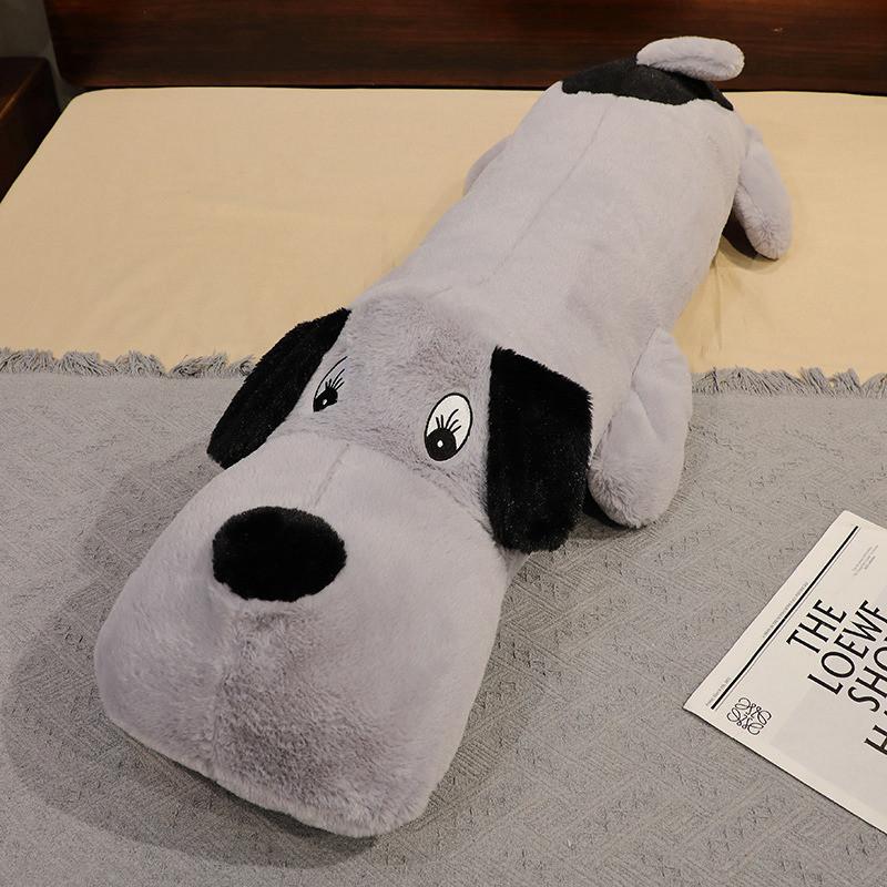 Dog Throw Long Pillow Stuffed Toy Bed Doll With Bedcloth Children Gift Birthday