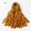 58 Colors Women Candy Color Voile Scarf Plain Solid Pashmina Female Warm Cotton Viscose Scarves Blanket Shawls And Wraps Bufanda