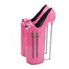 Crossdresser Fashion 30cm Metal Thin High Heels Female Pumps Women Wedding Shoes Steel Pipe Dance Buckle 12cm Inches Stilettos